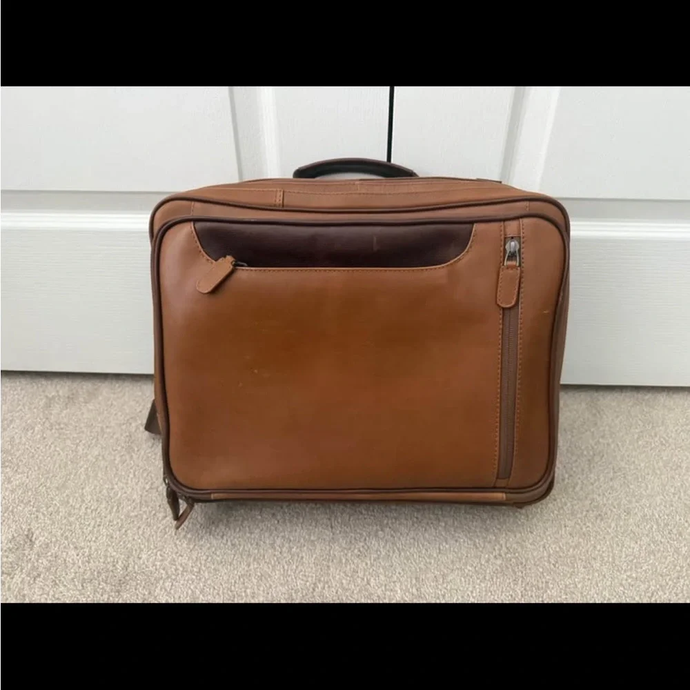 Jos. A. Bank Brown Leather Men's Briefcase/Backpack